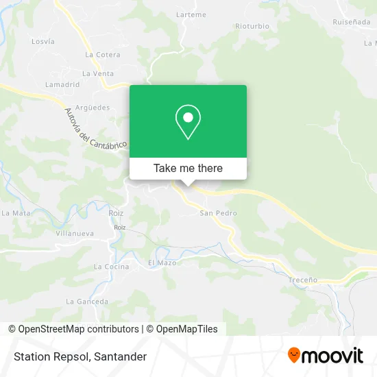 Station Repsol map