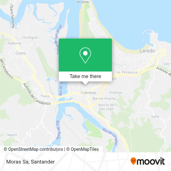 Moras Sa map