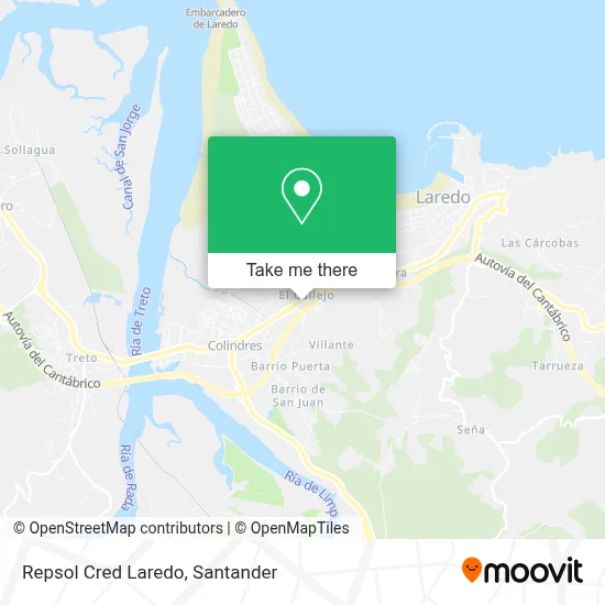Repsol Cred Laredo map