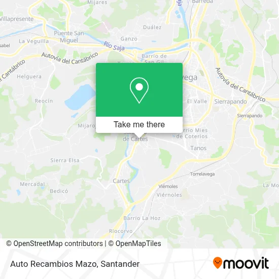 Auto Recambios Mazo map