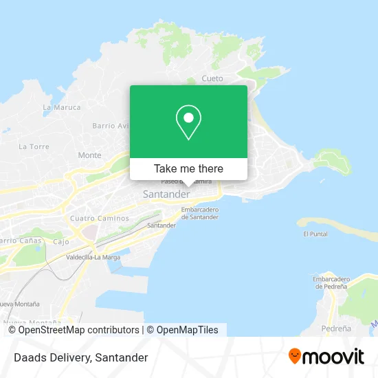 Daads Delivery map