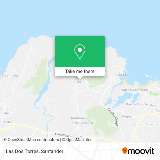 Las Dos Torres map