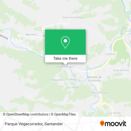 Parque Vegacorredor map