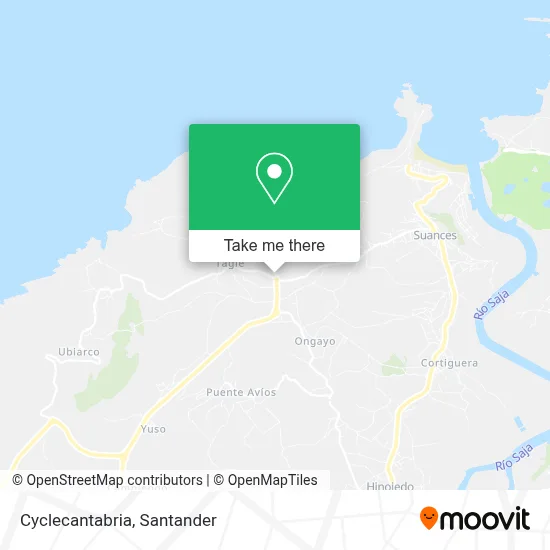 Cyclecantabria map