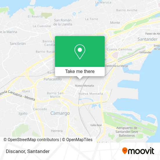 Discanor map
