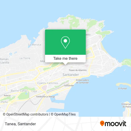 Tanea map