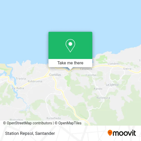 Station Repsol map