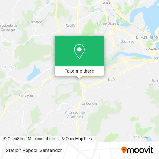 Station Repsol map