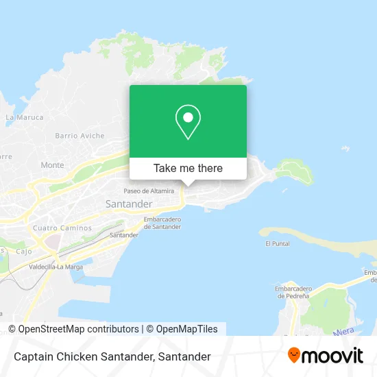Captain Chicken Santander map