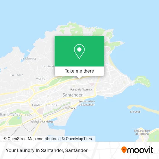 Your Laundry In Santander map