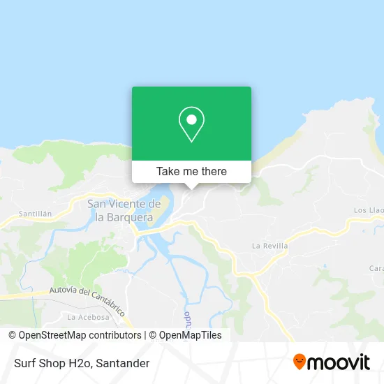 Surf Shop H2o map