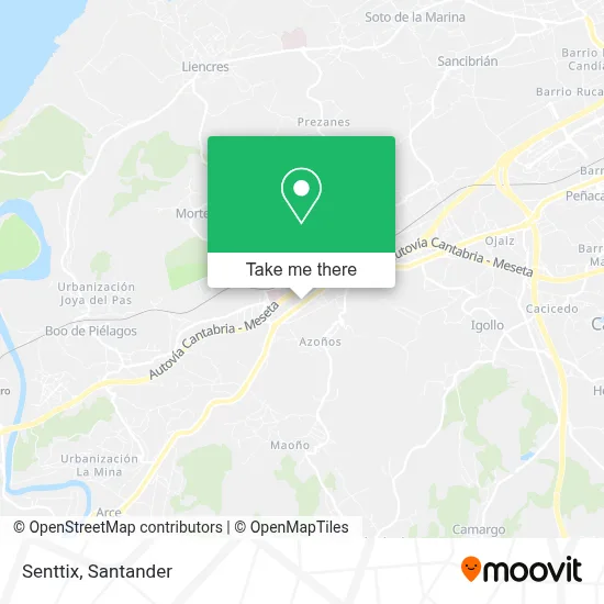 Senttix map