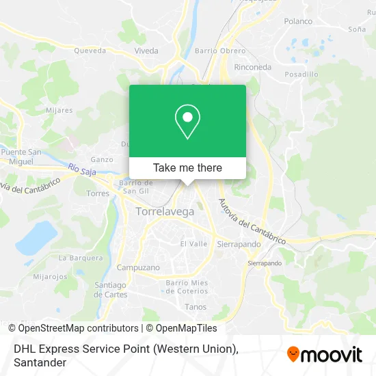 DHL Express Service Point (Western Union) map