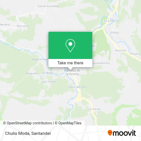 Chulis Moda map