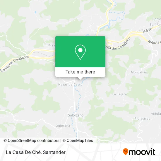 La Casa De Ché map