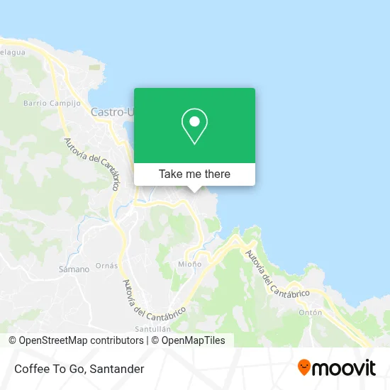 Coffee To Go map