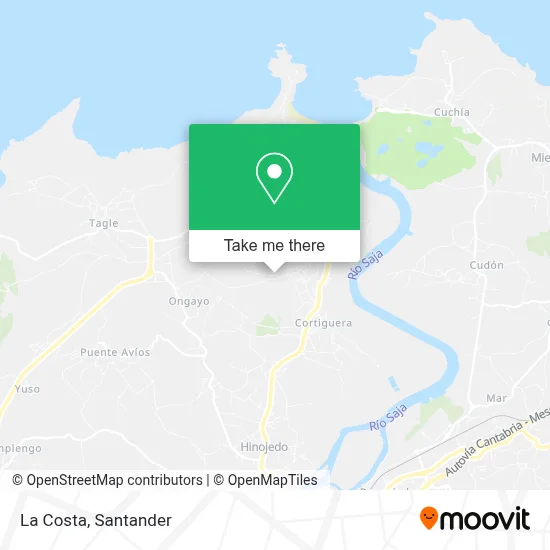 La Costa map