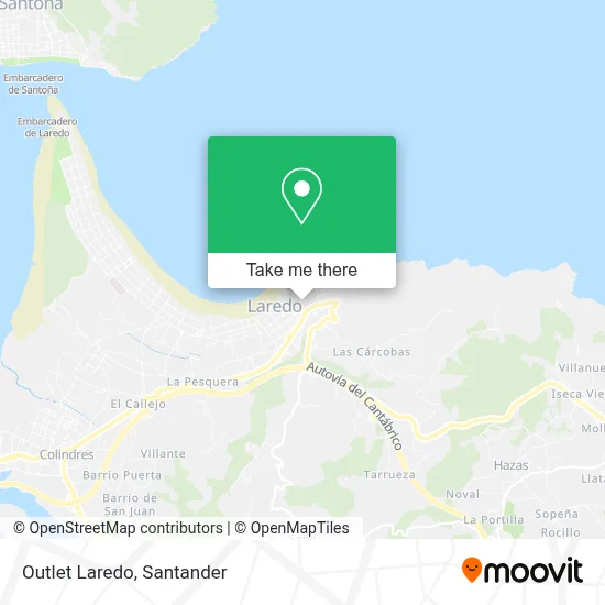 Outlet Laredo map