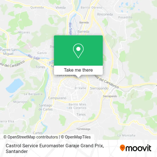Castrol Service Euromaster Garaje Grand Prix map