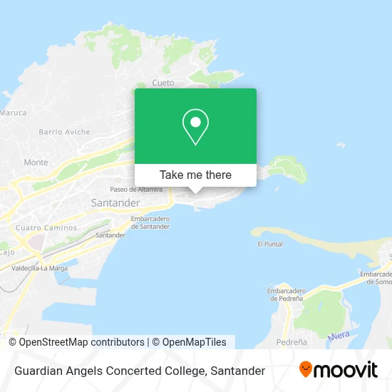 Guardian Angels Concerted College map