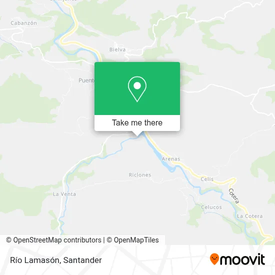 Río Lamasón map