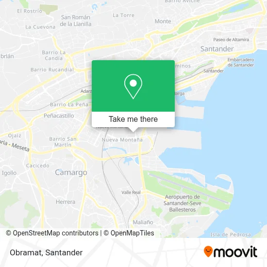 Obramat map