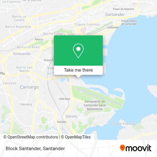 Block Santander map