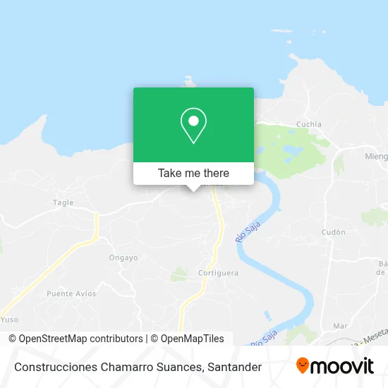 Construcciones Chamarro Suances map