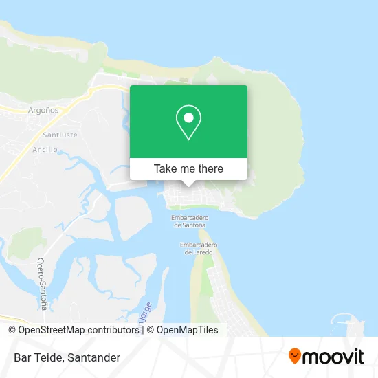 Bar Teide map