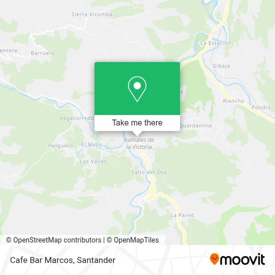 Cafe Bar Marcos map