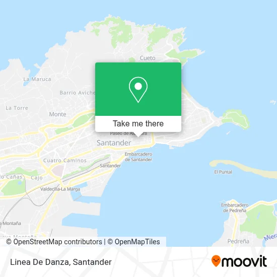 Linea De Danza map