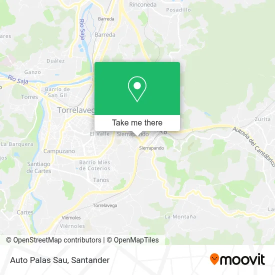 Auto Palas Sau map