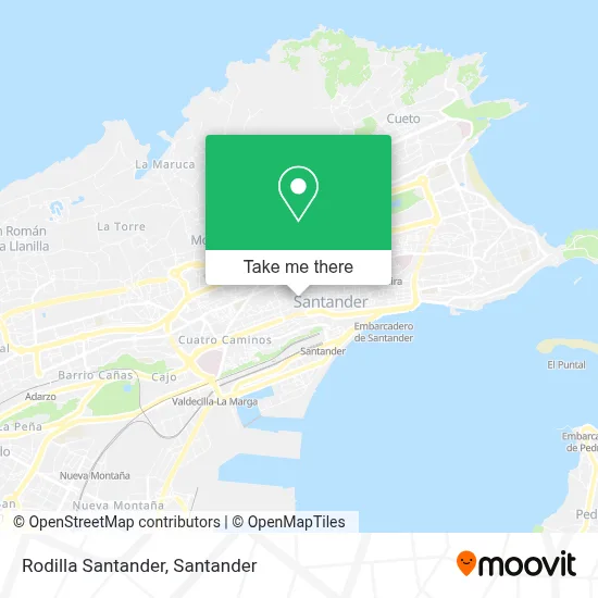 Rodilla Santander map