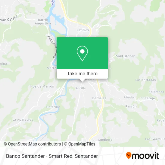 Banco Santander - Smart Red map