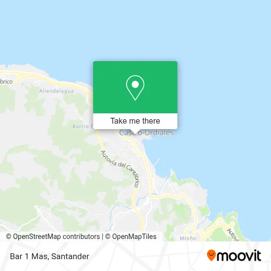 Bar 1 Mas map