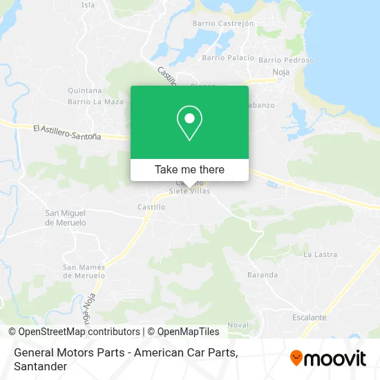 Ricambi General Motors - Ricambi Auto Americane map