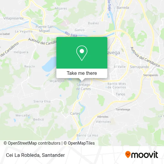 Cei La Robleda map