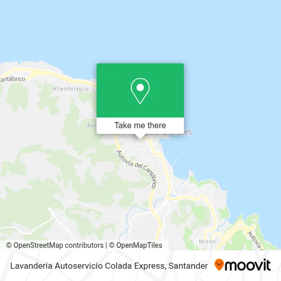 Lavanderia Autoservicio Colada Express map