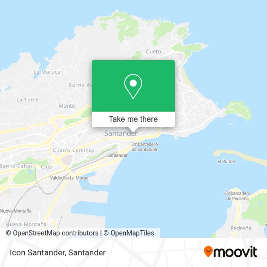 Icon Santander map