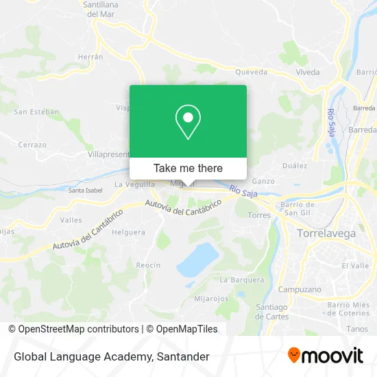Global Language Academy map