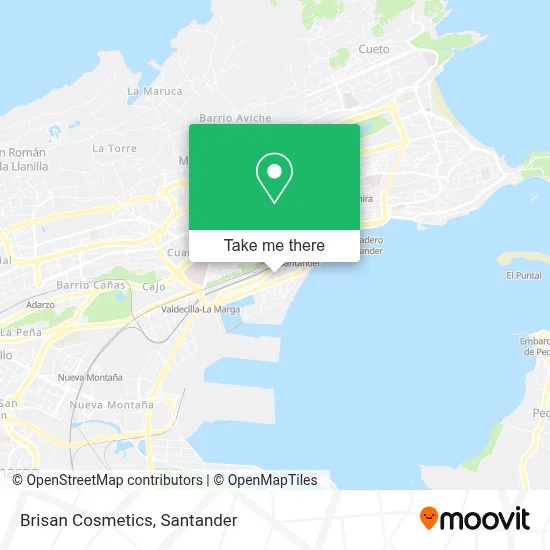 Brisan Cosmetics map