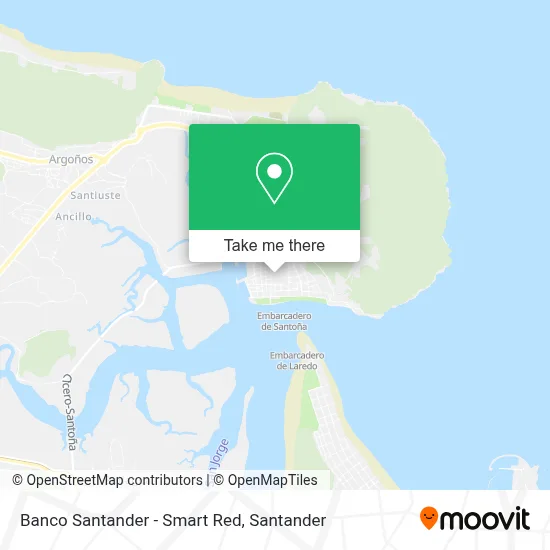 Banco Santander - Smart Red map