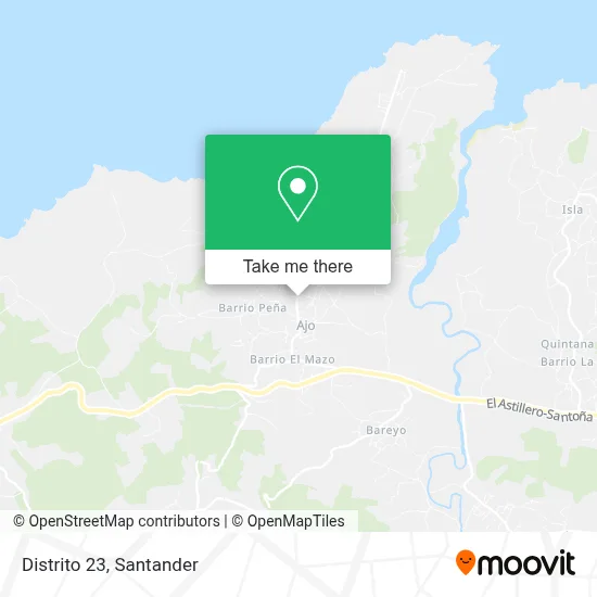 Distrito 23 map