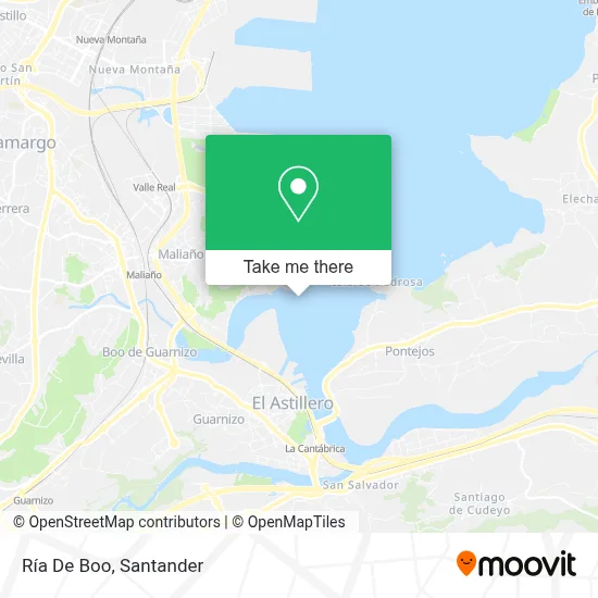 Ría De Boo map