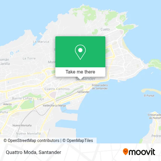 Quattro Moda map