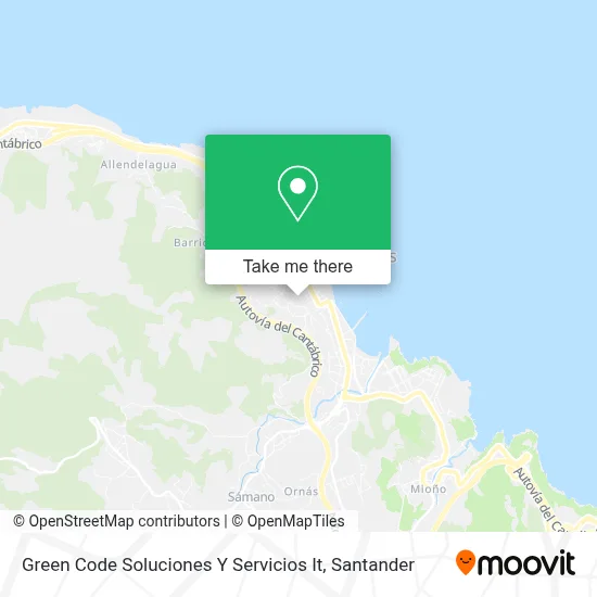 Green Code Soluciones Y Servicios It map