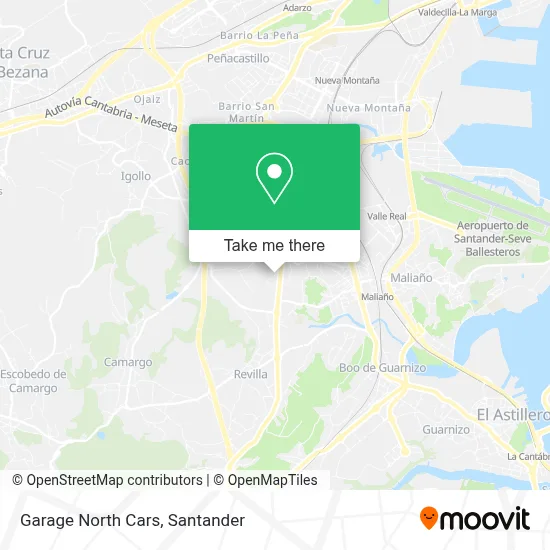 Garage North Cars map
