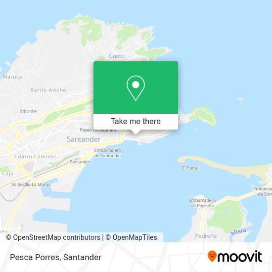 Pesca Porres map