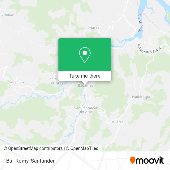 Bar Romy map