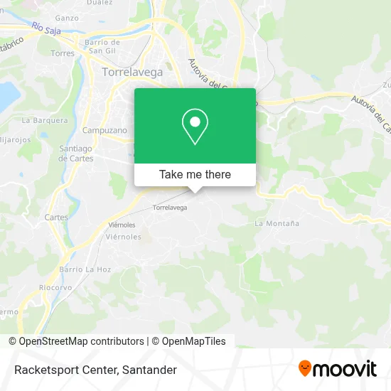 Racketsport Center map